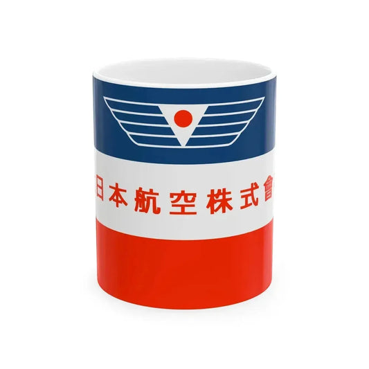 Flag of Imperial Japanese Airways (Japan) White Coffee Mug 11oz - Go Mug Yourself