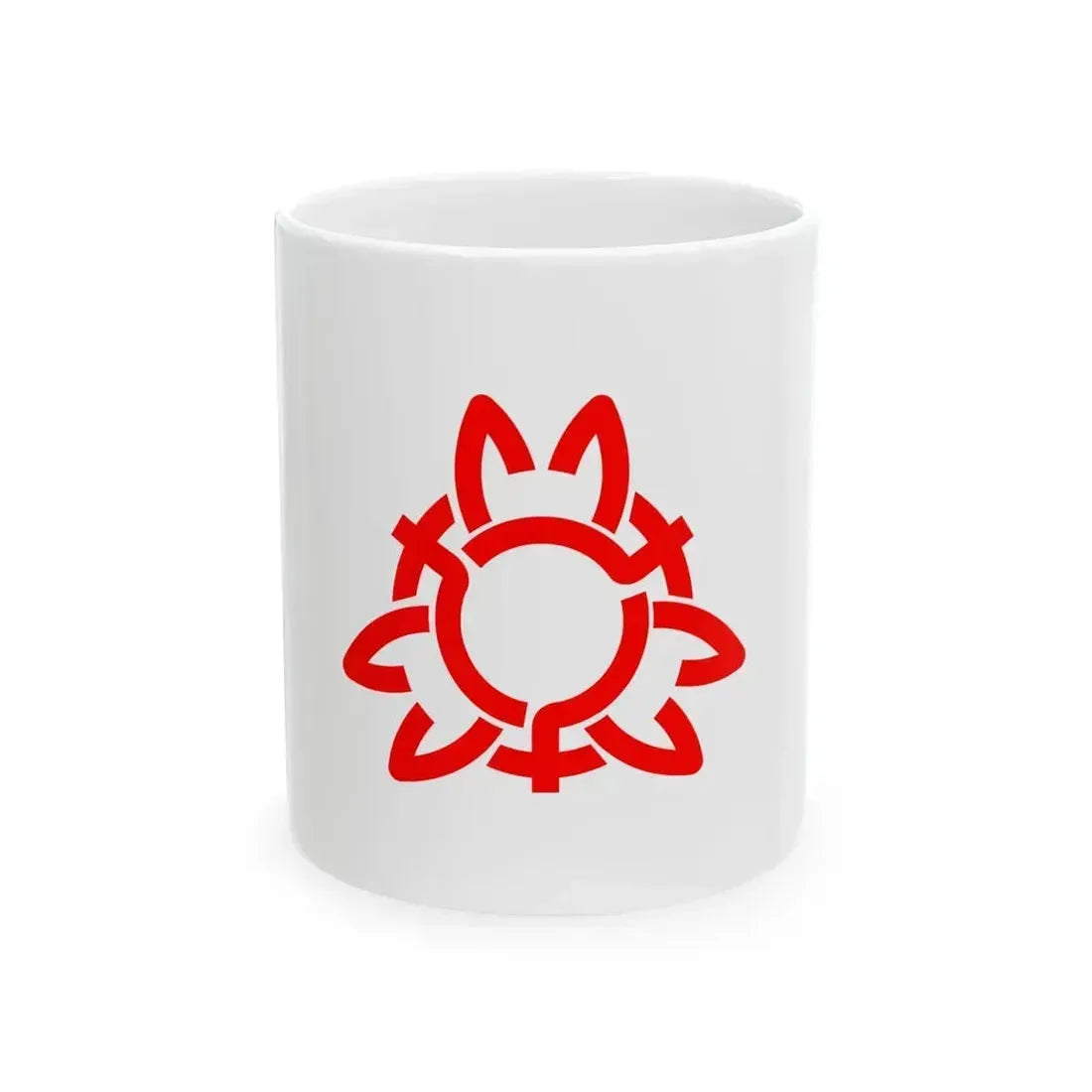 Flag of Ina Saitama (Japan) White Coffee Mug 11oz - Go Mug Yourself