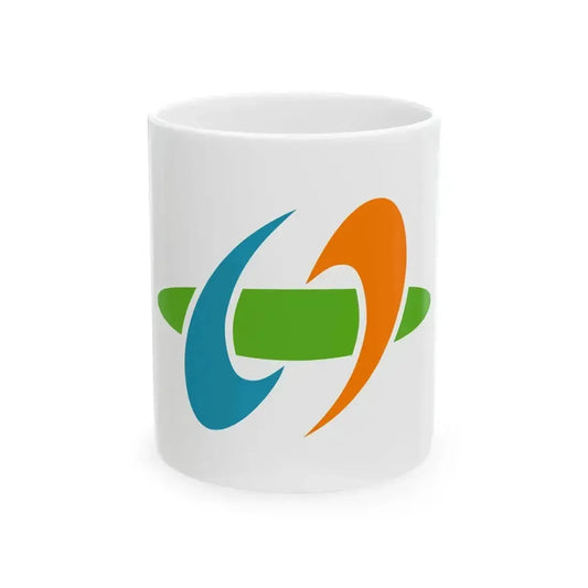 Flag of Inabe Mie (Japan) White Coffee Mug 11oz - Go Mug Yourself
