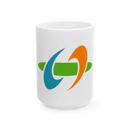 Flag of Inabe Mie (Japan) White Coffee Mug 15oz - Go Mug Yourself