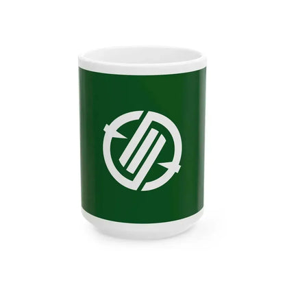 Flag of Inagawa Hyogo (Japan) White Coffee Mug 15oz - Go Mug Yourself