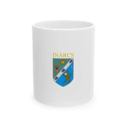 Flag of Inarcs vertical (Hungary) White Coffee Mug 11oz - Go Mug Yourself