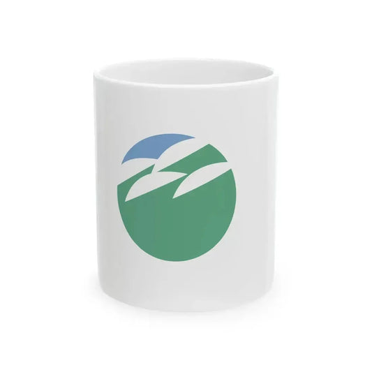 Flag of Inashiki Ibaraki (Japan) White Coffee Mug 11oz - Go Mug Yourself