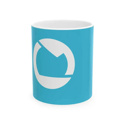 Flag of Inawashiro Fukushima (Japan) White Coffee Mug 11oz - Go Mug Yourself