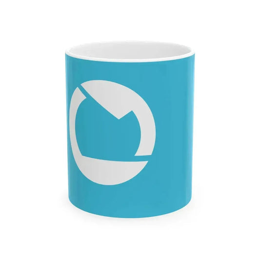 Flag of Inawashiro Fukushima (Japan) White Coffee Mug 11oz - Go Mug Yourself