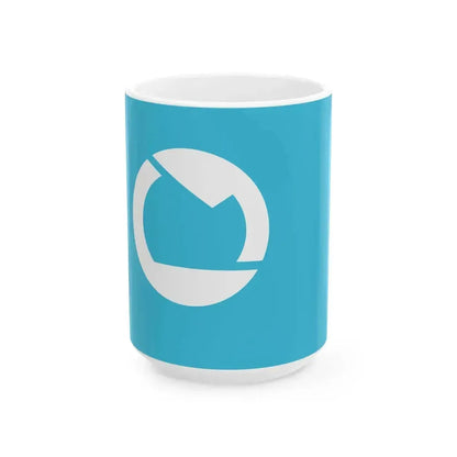 Flag of Inawashiro Fukushima (Japan) White Coffee Mug 15oz - Go Mug Yourself