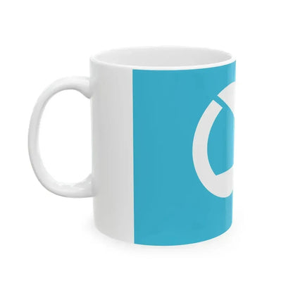 Flag of Inawashiro Fukushima (Japan) White Coffee Mug - Go Mug Yourself