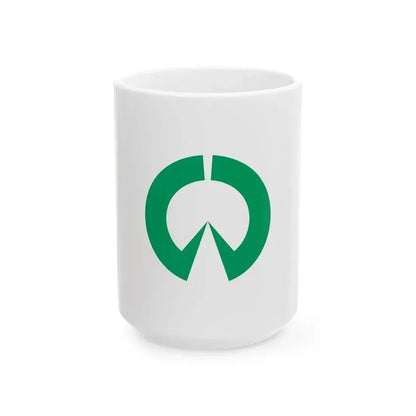 Flag of Inazawa Aichi (Japan) White Coffee Mug 15oz - Go Mug Yourself