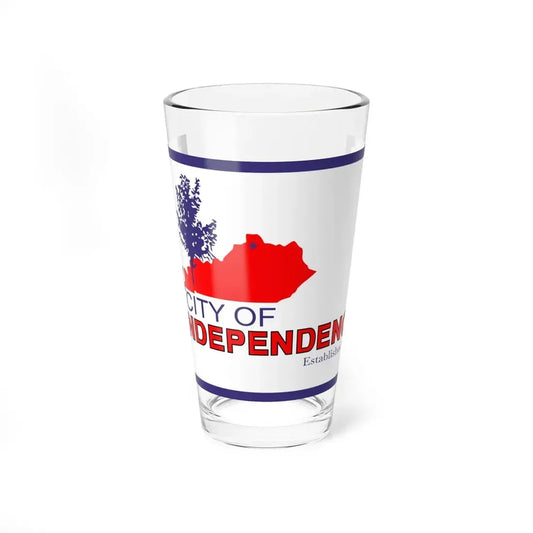 Flag of Independence Kentucky (United States) Pint Glass 16oz 16oz - Go Mug Yourself