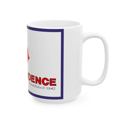 Flag of Independence Kentucky (United States) White Coffee Mug - Go Mug Yourself