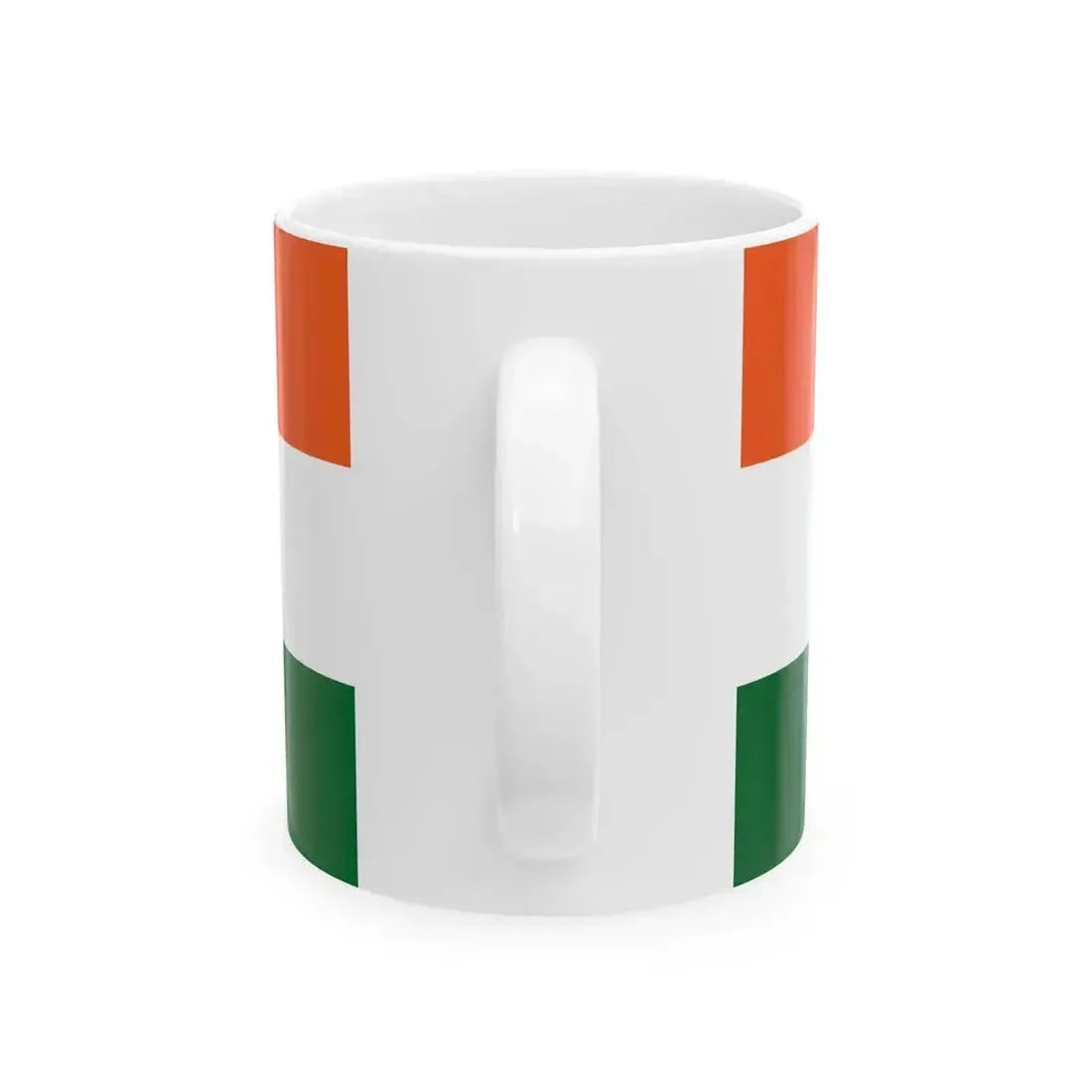 Flag of India 2-1 (India) White Coffee Mug - Go Mug Yourself