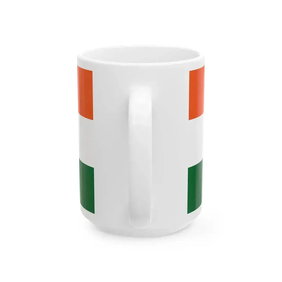 Flag of India 2-1 (India) White Coffee Mug - Go Mug Yourself