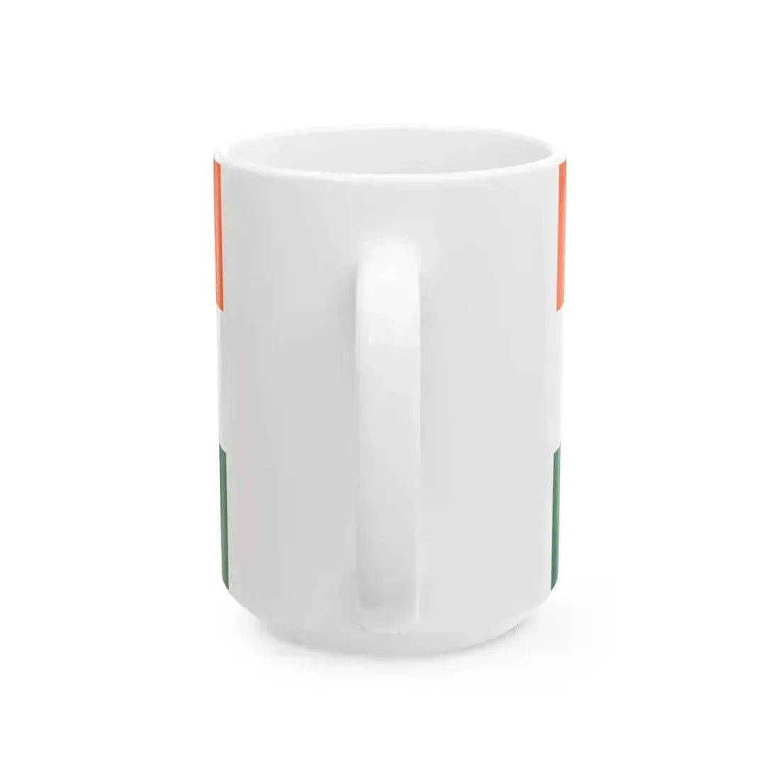 Flag of India 3-2 (India) White Coffee Mug - Go Mug Yourself