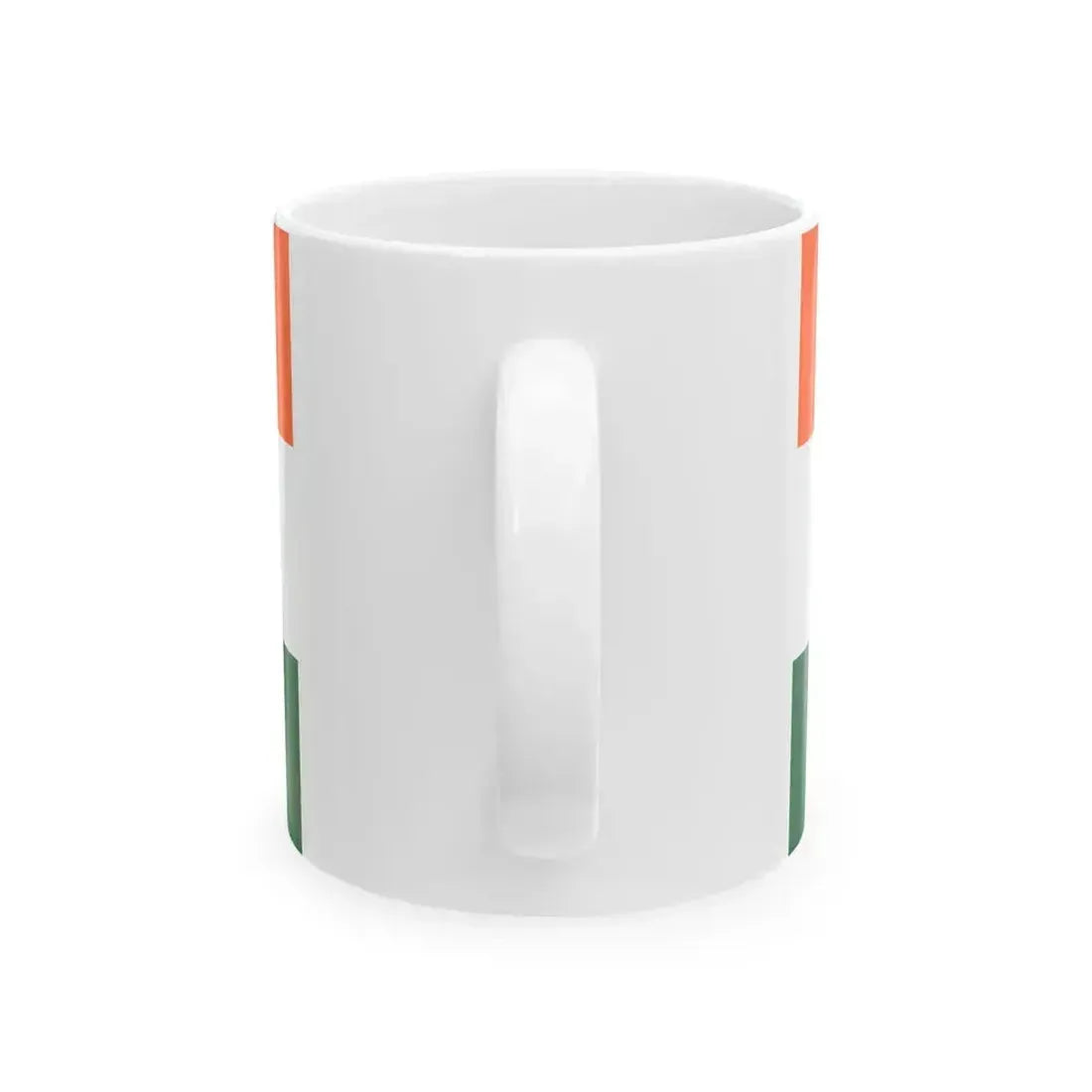 Flag of India 3-5 (India) White Coffee Mug - Go Mug Yourself