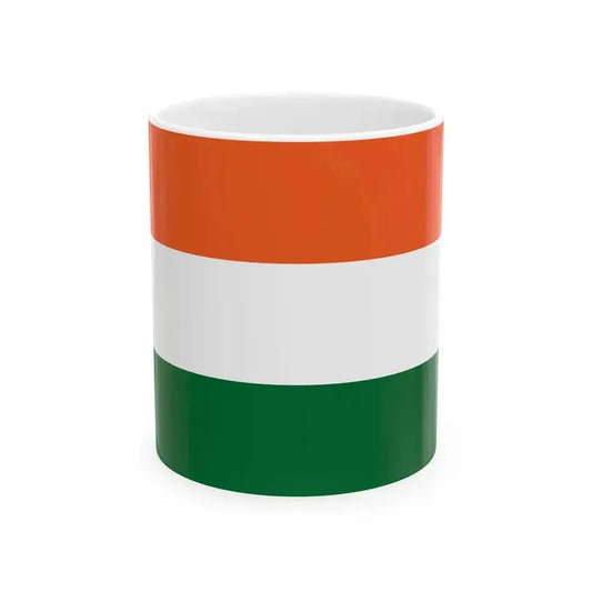 Flag of India simple (India) White Coffee Mug 11oz - Go Mug Yourself