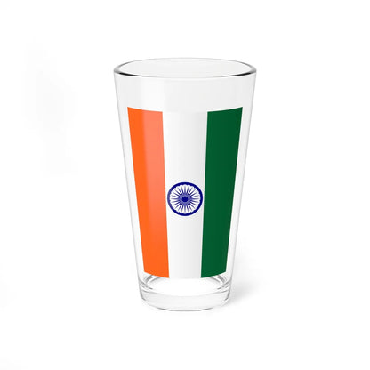 Flag of India vertical (India) Pint Glass 16oz 16oz - Go Mug Yourself