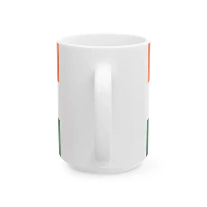 Flag of India Websafe (India) White Coffee Mug - Go Mug Yourself