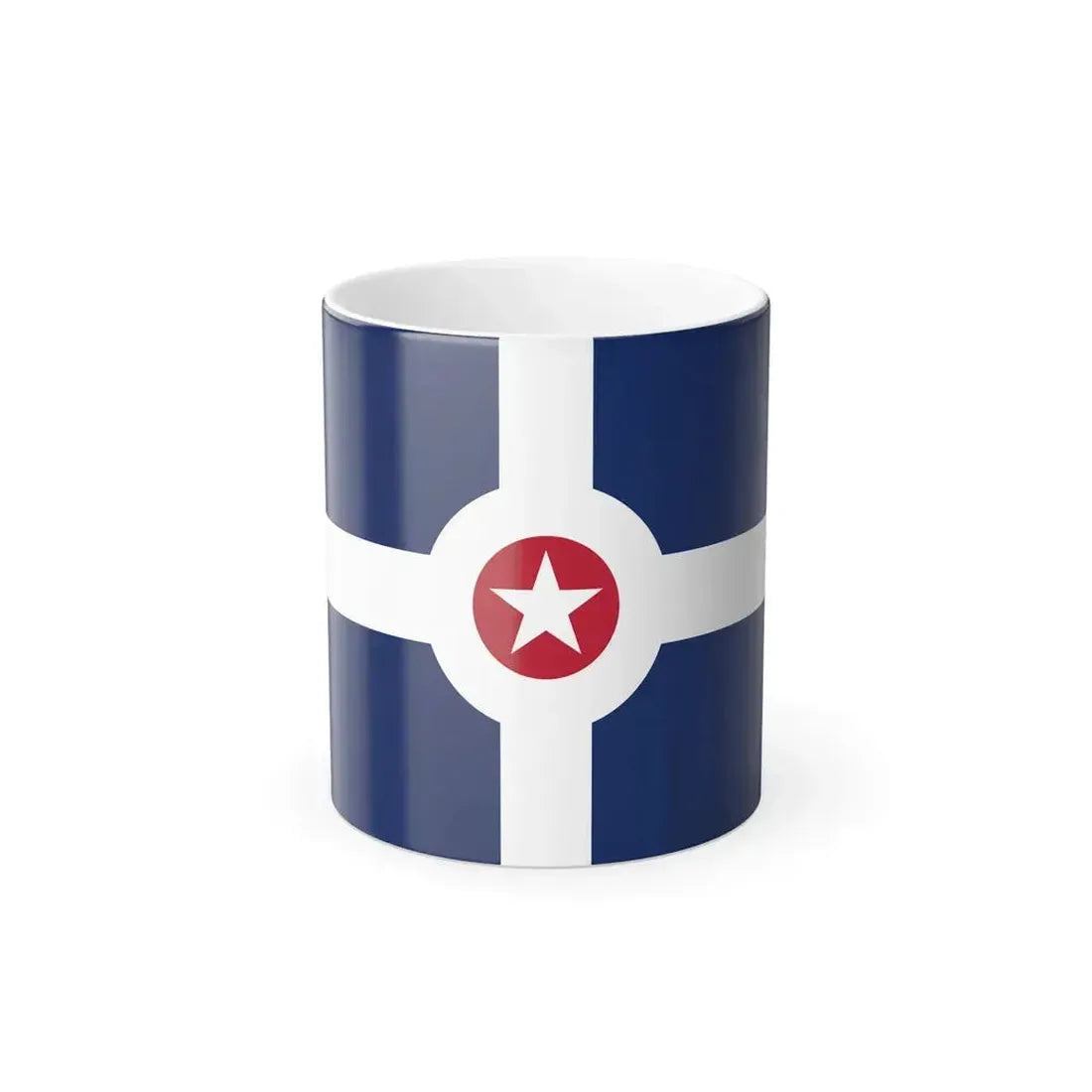 Flag of Indianapolis - Color Changing Coffee Mug 11oz - Go Mug Yourself