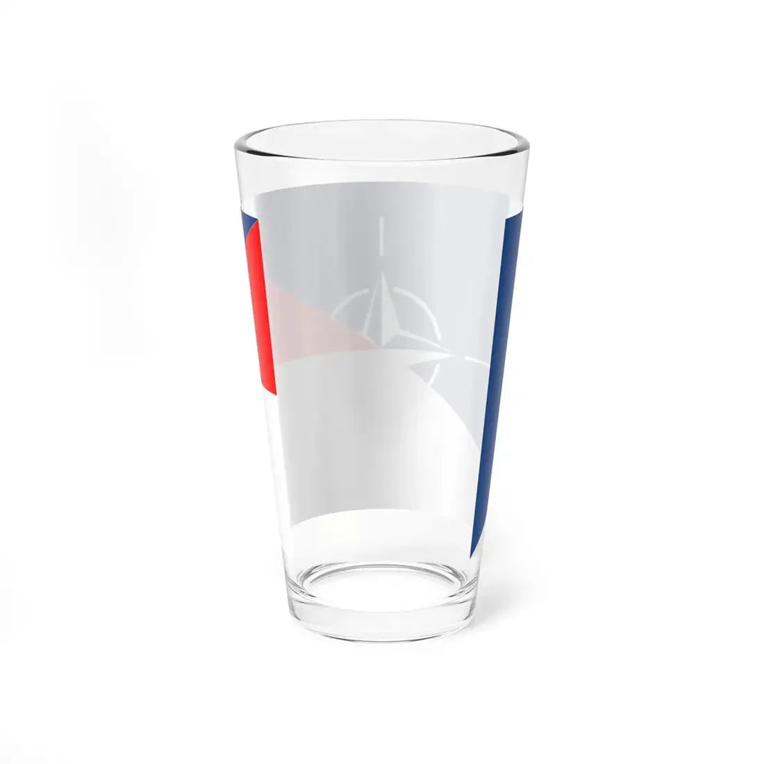 Flag of Indonesia and NATO (Indonesia) Pint Glass 16oz - Go Mug Yourself