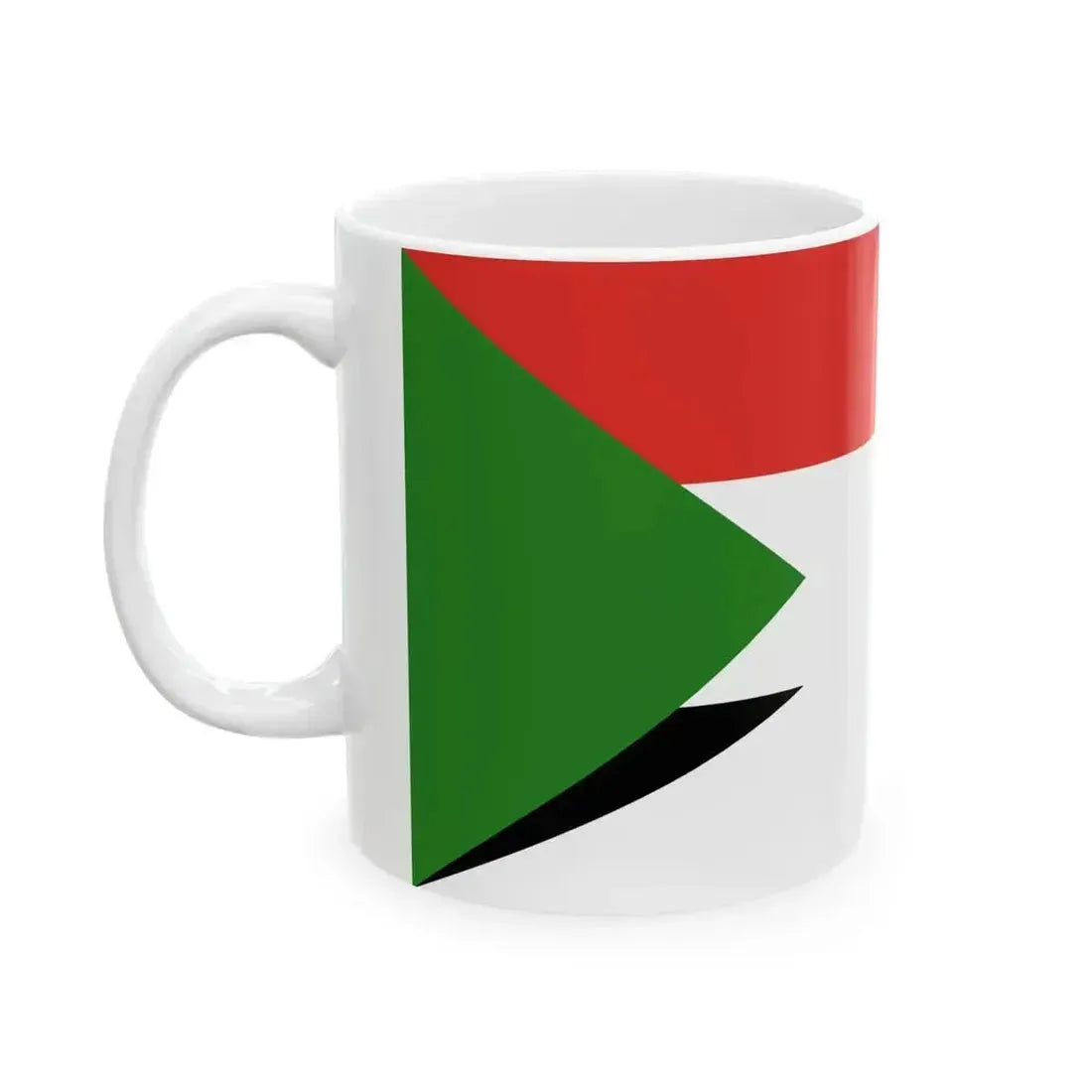 Flag of Indonesia and Sudan (Indonesia) White Coffee Mug - Go Mug Yourself