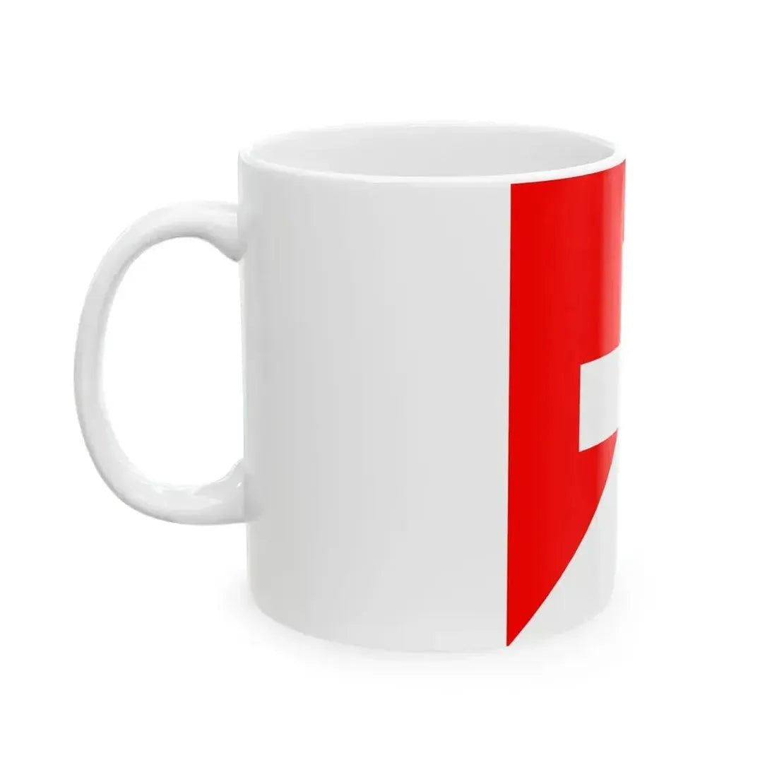 Flag of Indonesia and Switzerland (Indonesia) White Coffee Mug - Go Mug Yourself