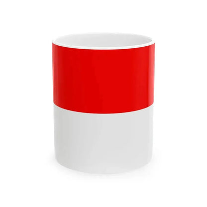 Flag of Indonesia (Indonesia) White Coffee Mug 11oz - Go Mug Yourself