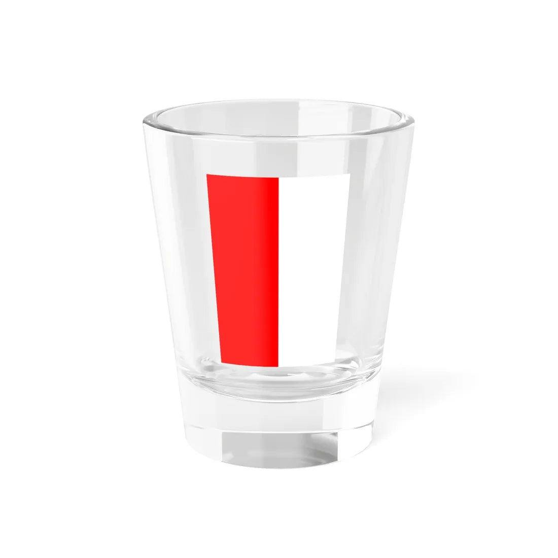 Flag of Indonesia vertical (Indonesia) Shot Glass 1.5oz 1.5oz - Go Mug Yourself
