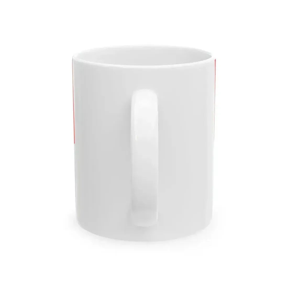 Flag of Indonesia with waves (Indonesia) White Coffee Mug - Go Mug Yourself