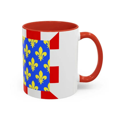 Flag of Indre et Loire France - Accent Coffee Mug - Go Mug Yourself