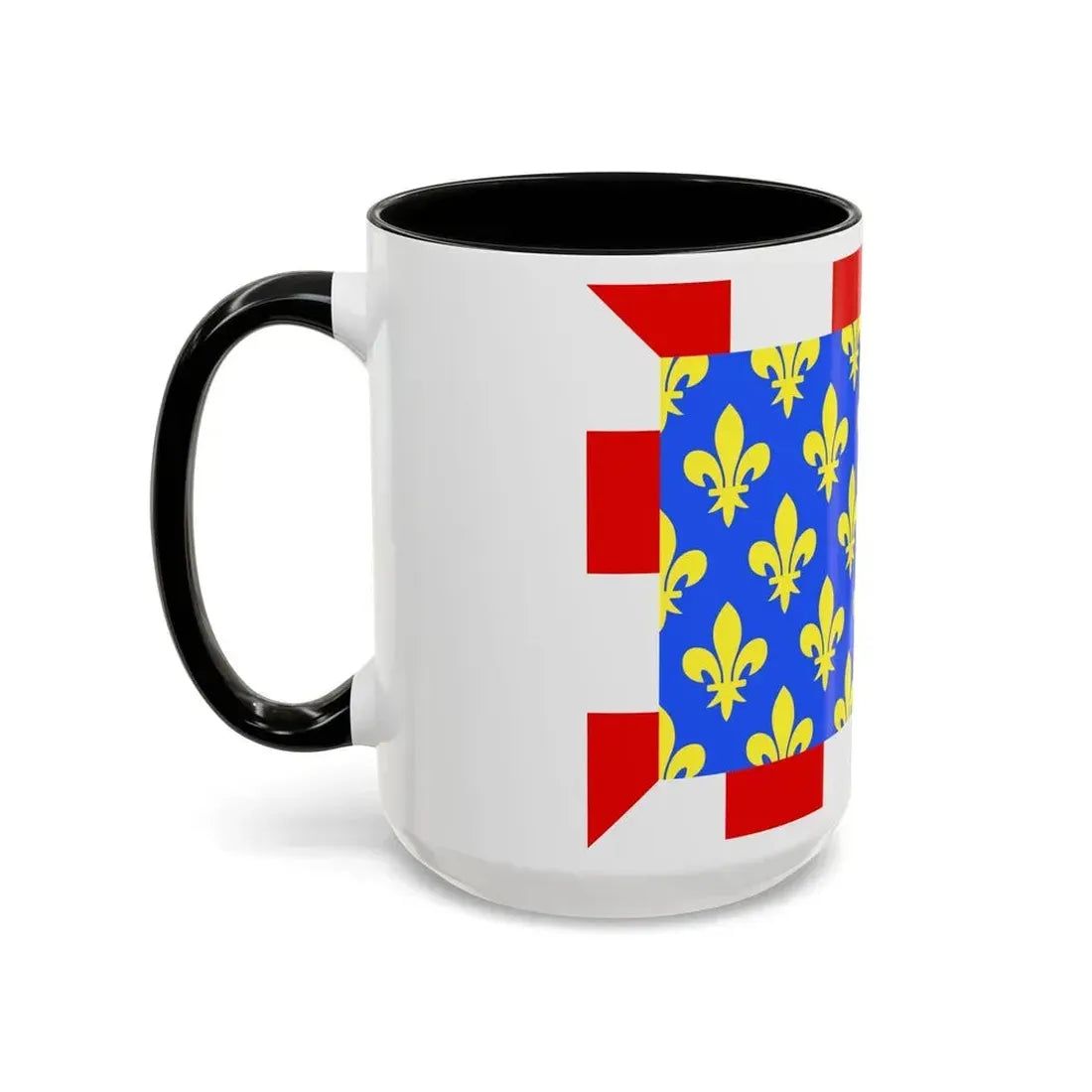 Flag of Indre et Loire France - Accent Coffee Mug - Go Mug Yourself