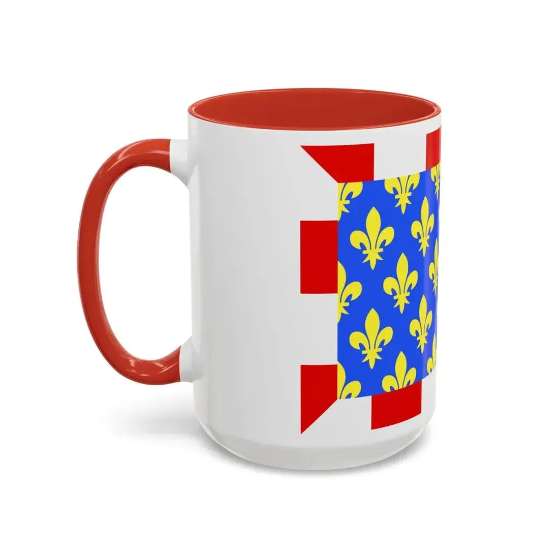 Flag of Indre et Loire France - Accent Coffee Mug - Go Mug Yourself