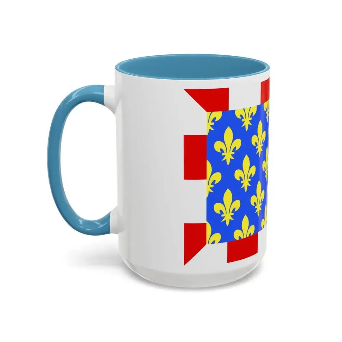 Flag of Indre et Loire France - Accent Coffee Mug - Go Mug Yourself