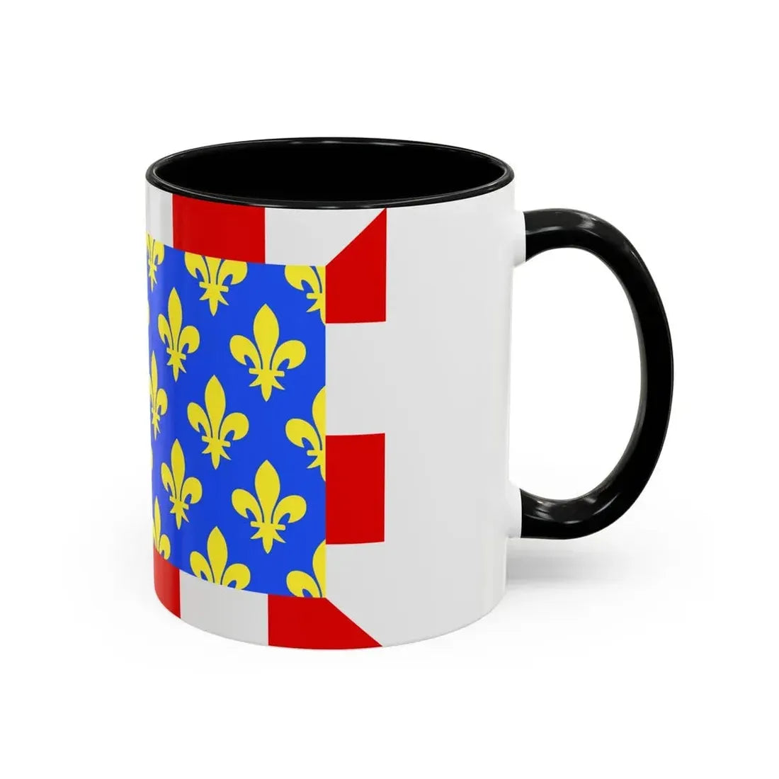 Flag of Indre et Loire France - Accent Coffee Mug - Go Mug Yourself