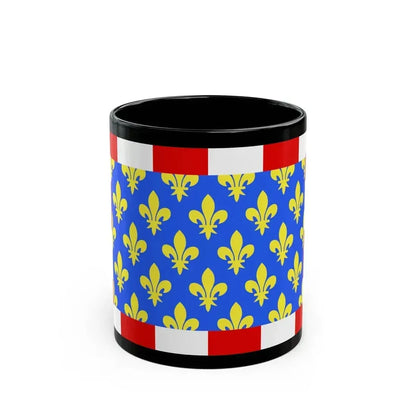 Flag of Indre et Loire France - Black Coffee Mug 11oz - Go Mug Yourself