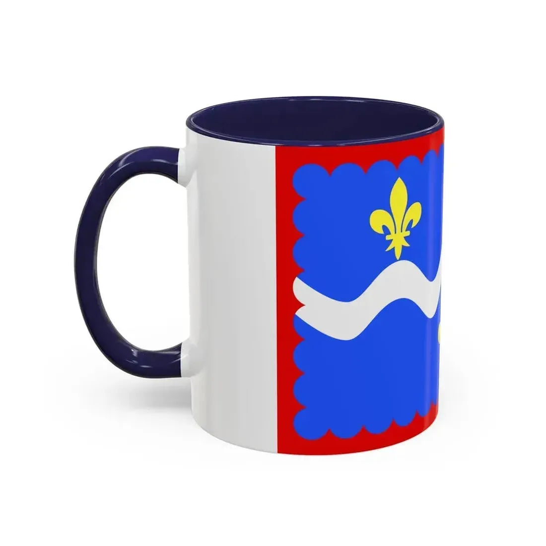 Flag of Indre France - Accent Coffee Mug - Go Mug Yourself