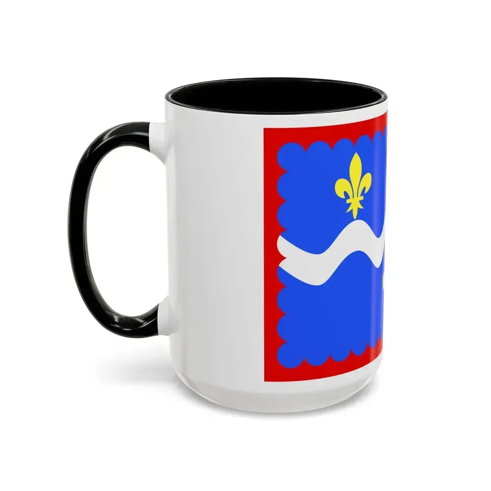 Flag of Indre France - Accent Coffee Mug - Go Mug Yourself