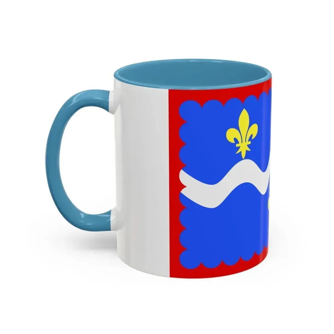 Flag of Indre France - Accent Coffee Mug - Go Mug Yourself