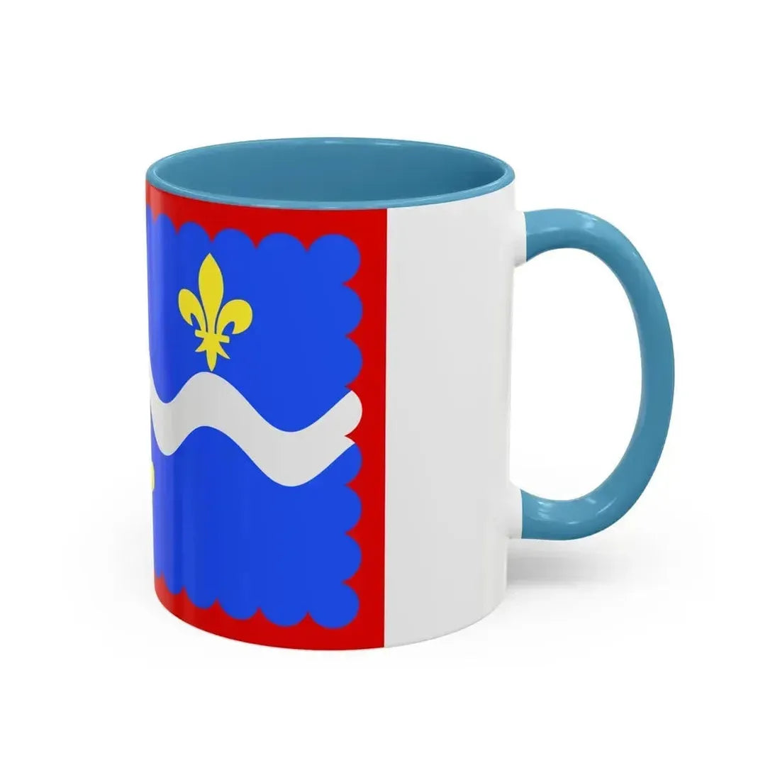 Flag of Indre France - Accent Coffee Mug - Go Mug Yourself