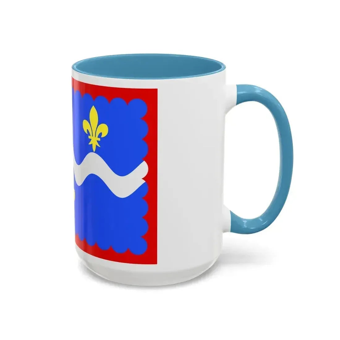 Flag of Indre France - Accent Coffee Mug - Go Mug Yourself