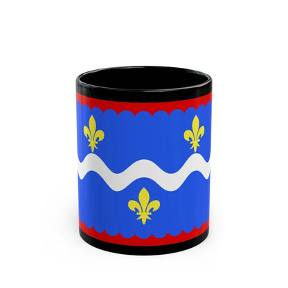 Flag of Indre France - Black Coffee Mug-11oz-Go Mug Yourself