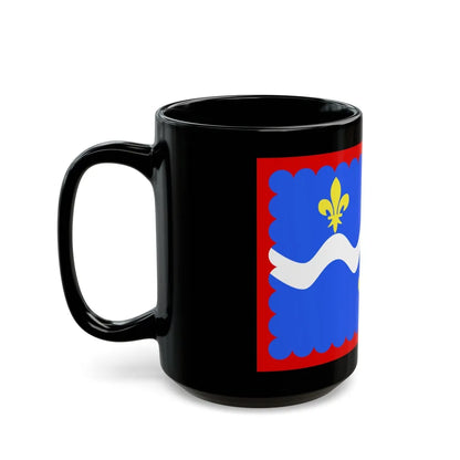 Flag of Indre France - Black Coffee Mug-Go Mug Yourself