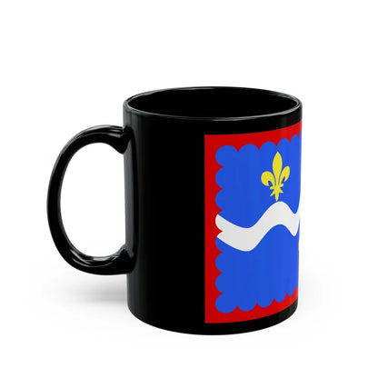 Flag of Indre France - Black Coffee Mug-Go Mug Yourself