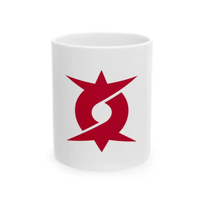 Flag of Ine Kyoto (Japan) White Coffee Mug 11oz - Go Mug Yourself