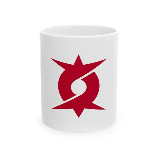 Flag of Ine Kyoto (Japan) White Coffee Mug 11oz - Go Mug Yourself