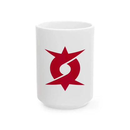 Flag of Ine Kyoto (Japan) White Coffee Mug 15oz - Go Mug Yourself