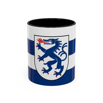 Flag of Ingolstadt Germany - Accent Coffee Mug 11oz Black - Go Mug Yourself