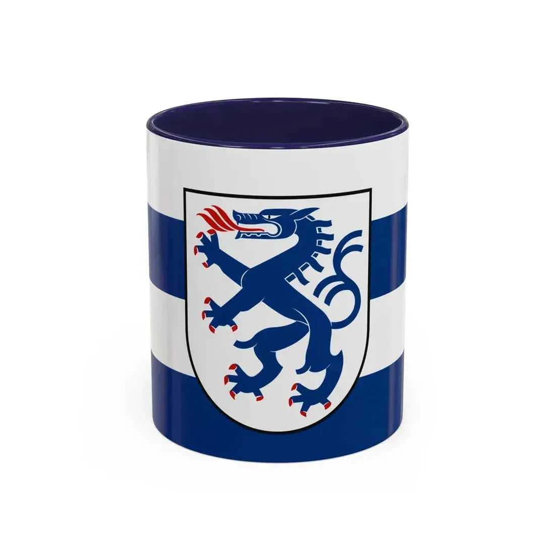 Flag of Ingolstadt Germany - Accent Coffee Mug 11oz Navy - Go Mug Yourself