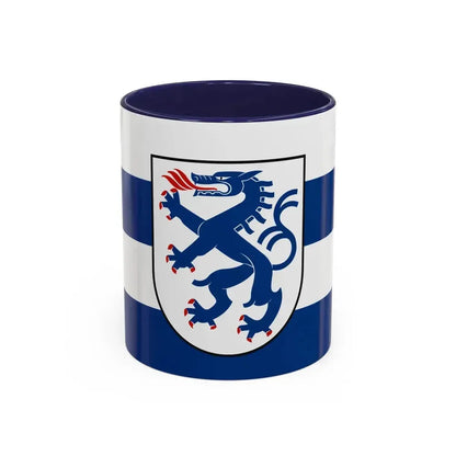 Flag of Ingolstadt Germany - Accent Coffee Mug 11oz Navy - Go Mug Yourself