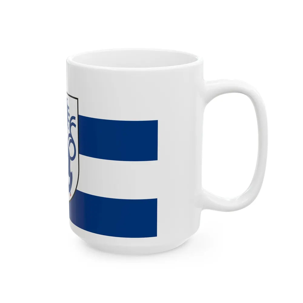 Flag of Ingolstadt Germany - White Coffee Mug-Go Mug Yourself