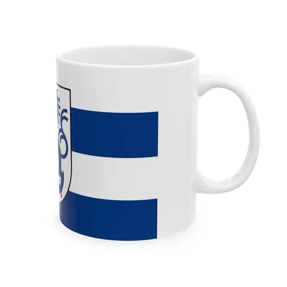 Flag of Ingolstadt Germany - White Coffee Mug-Go Mug Yourself